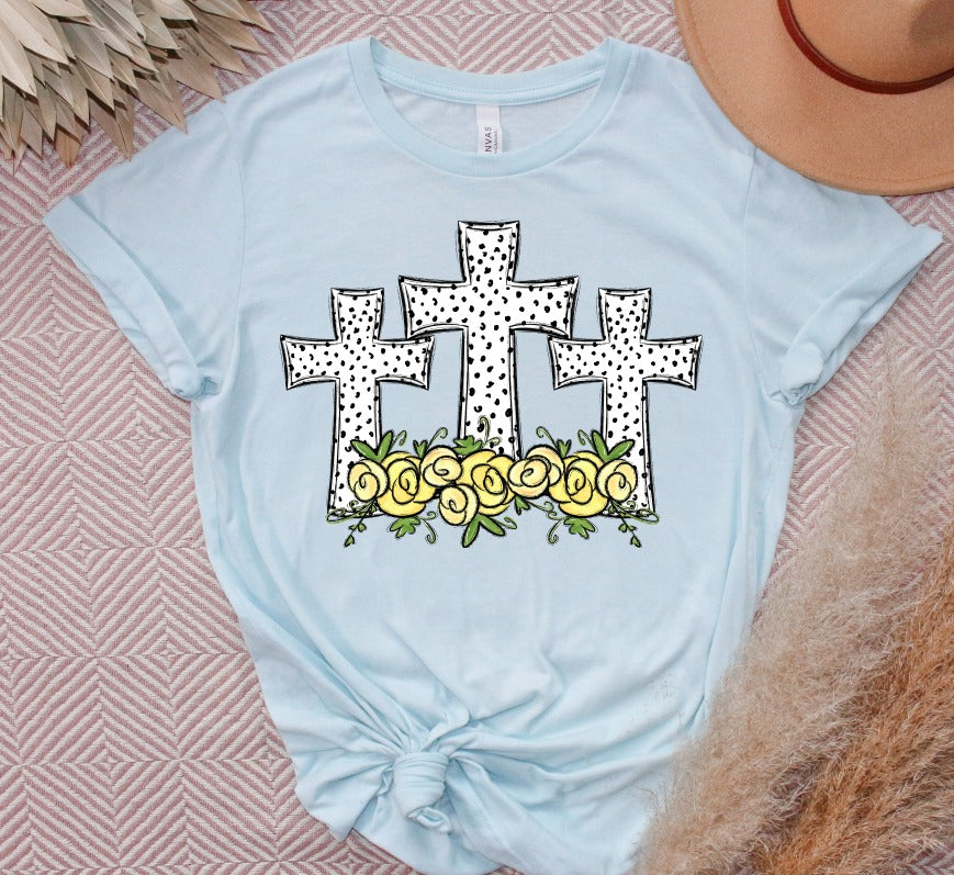 Dottie Cross Floral Tee