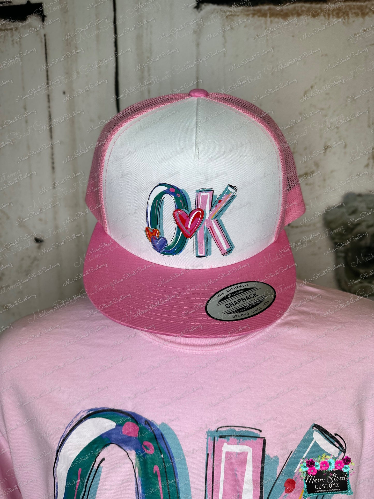Cheery OK Trucker Hat
