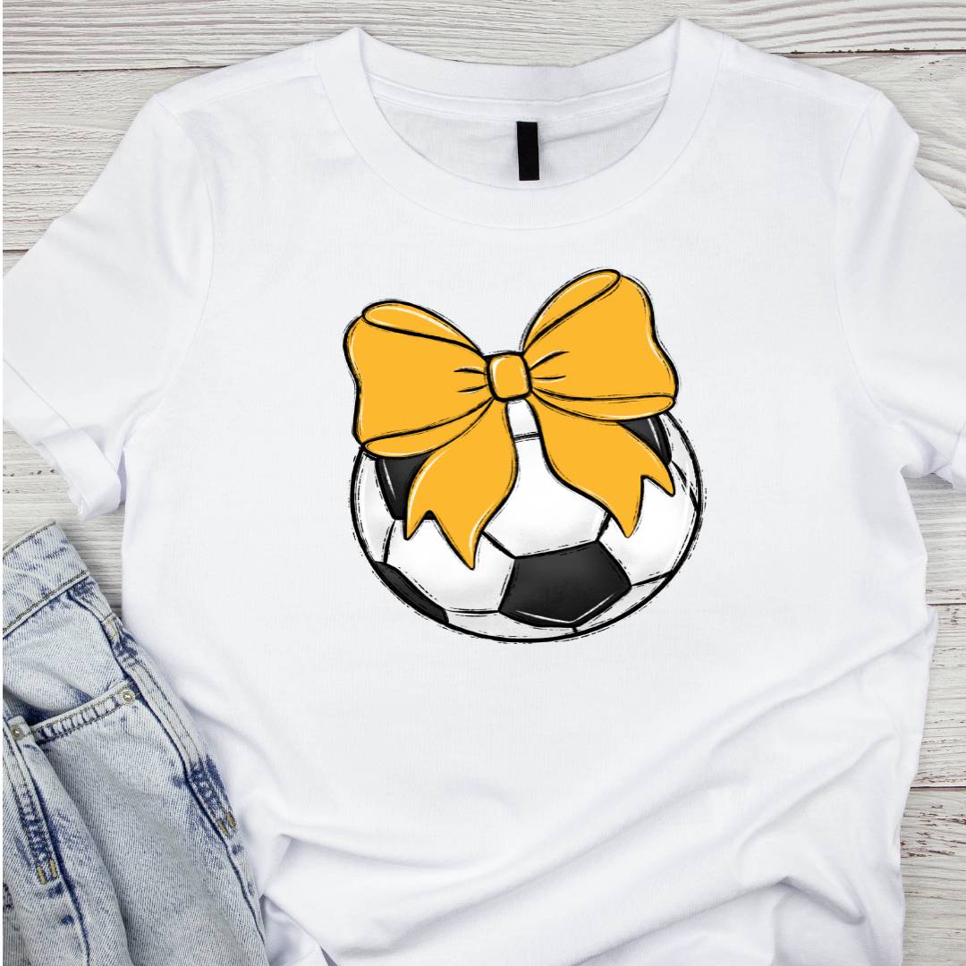 Bow and Ball Soccer Tee