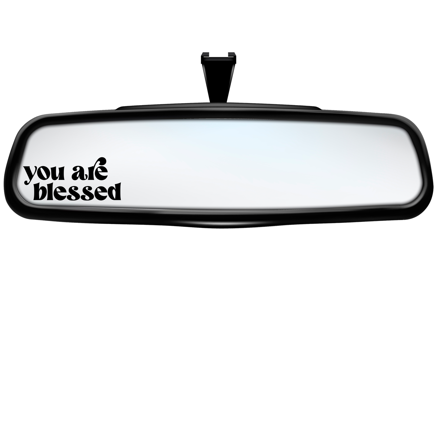 "You Are Blessed" Rearview Mirror Decal