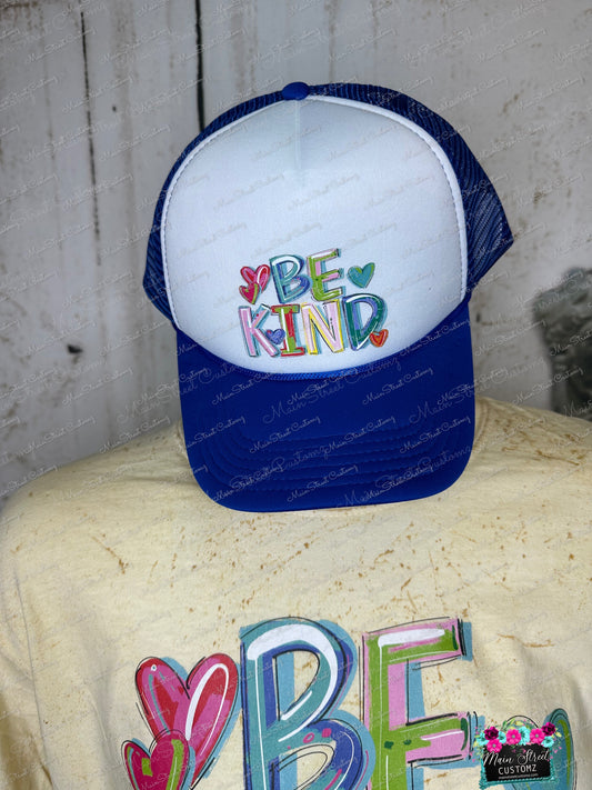 Cheery “Be Kind” Trucker Hat