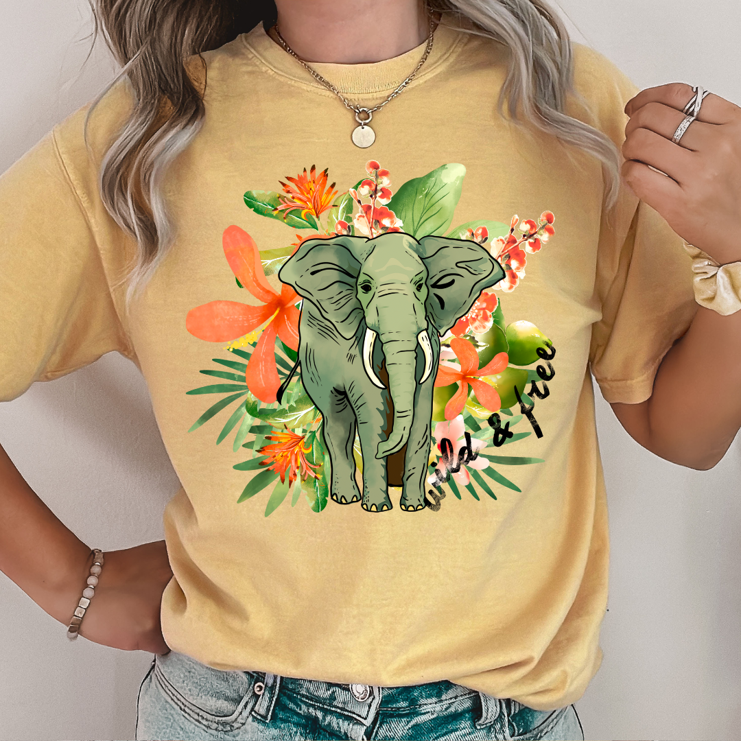 Tropical Elephant Tee