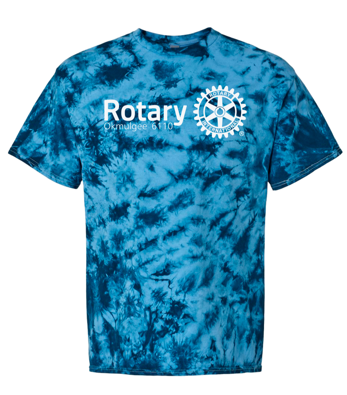 Rotary Navy/Columbia Crystal Tie Dye