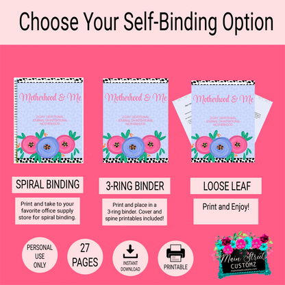 Motherhood & Me 21-Day Devotional Journal