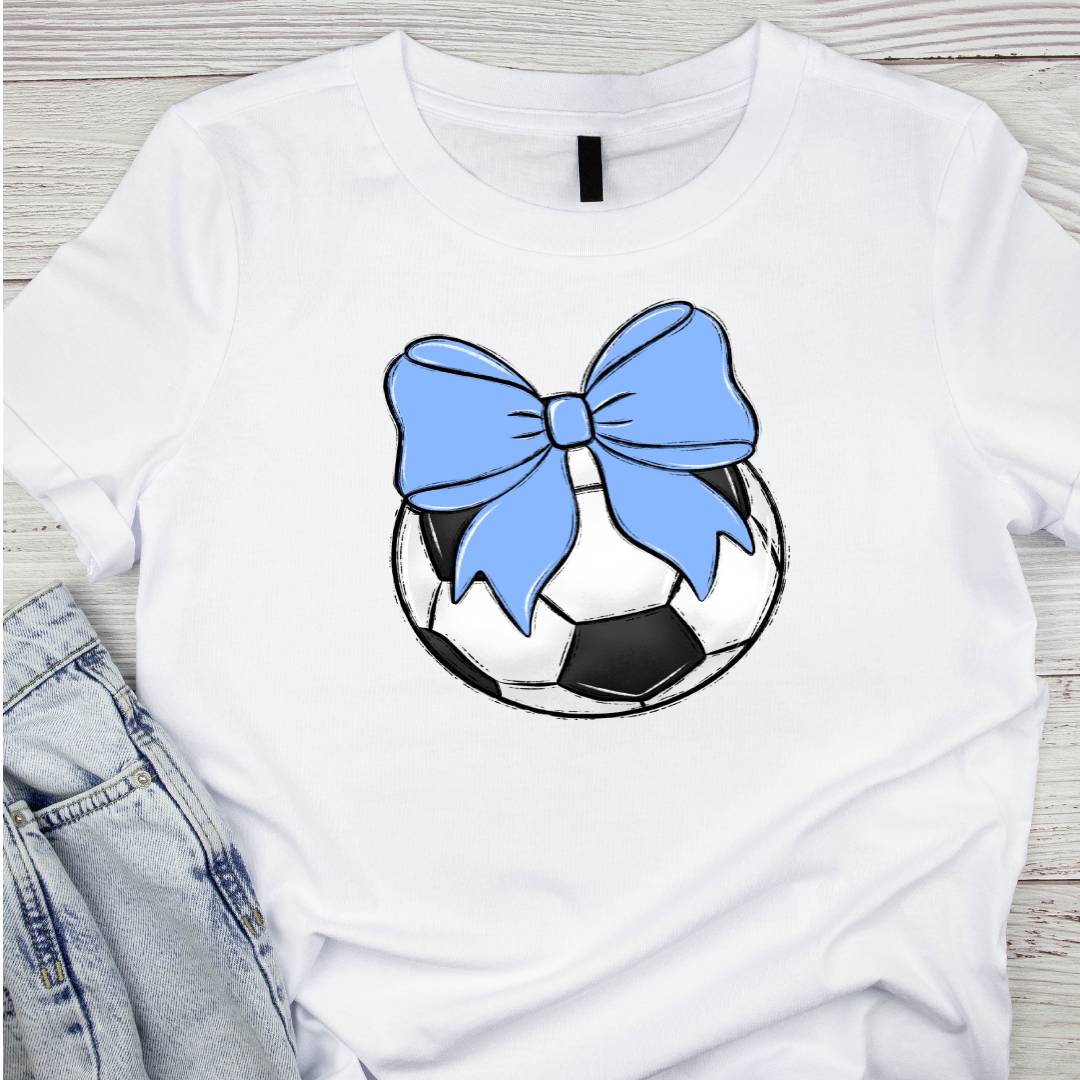 Bow and Ball Soccer Tee