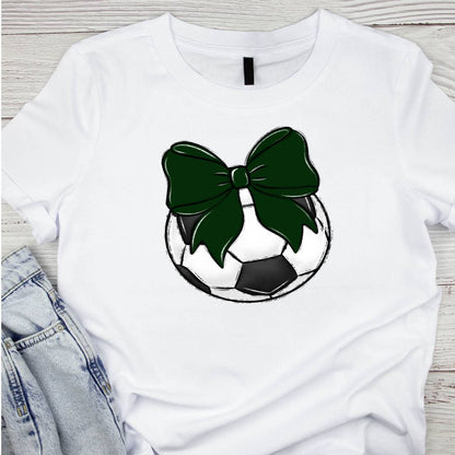 Bow and Ball Soccer Tee