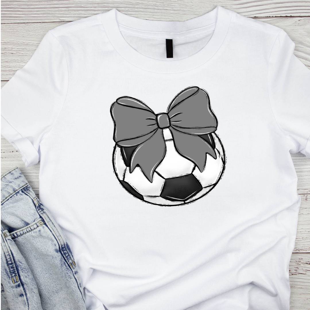Bow and Ball Soccer Tee