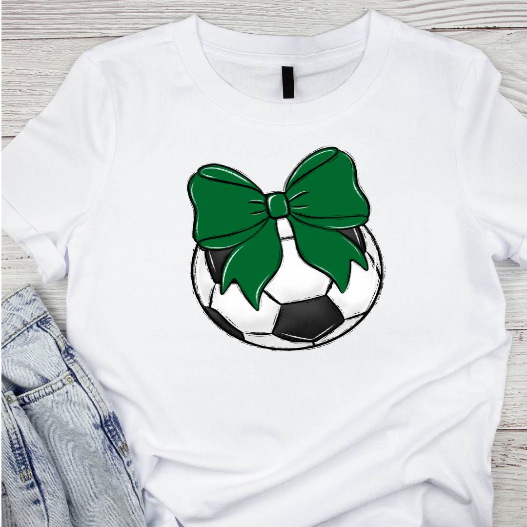 Bow and Ball Soccer Tee