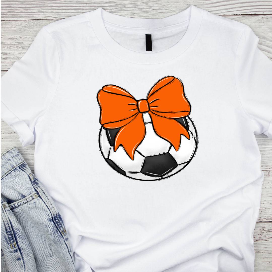 Bow and Ball Soccer Tee
