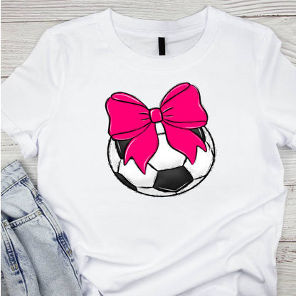 Bow and Ball Soccer Tee
