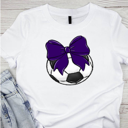 Bow and Ball Soccer Tee