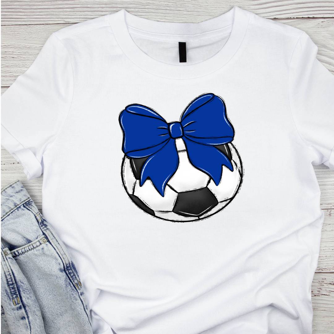 Bow and Ball Soccer Tee