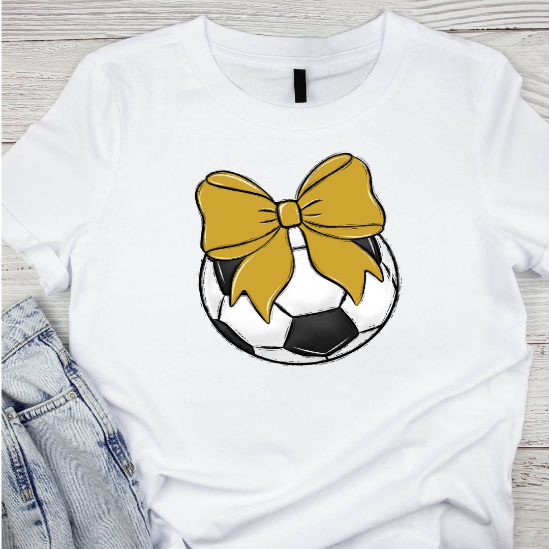 Bow and Ball Soccer Tee
