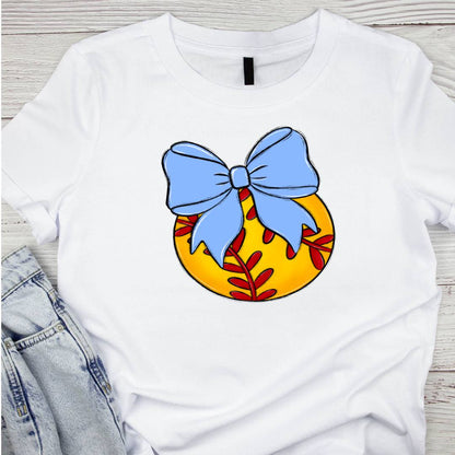 Bow and Ball Softball Tee