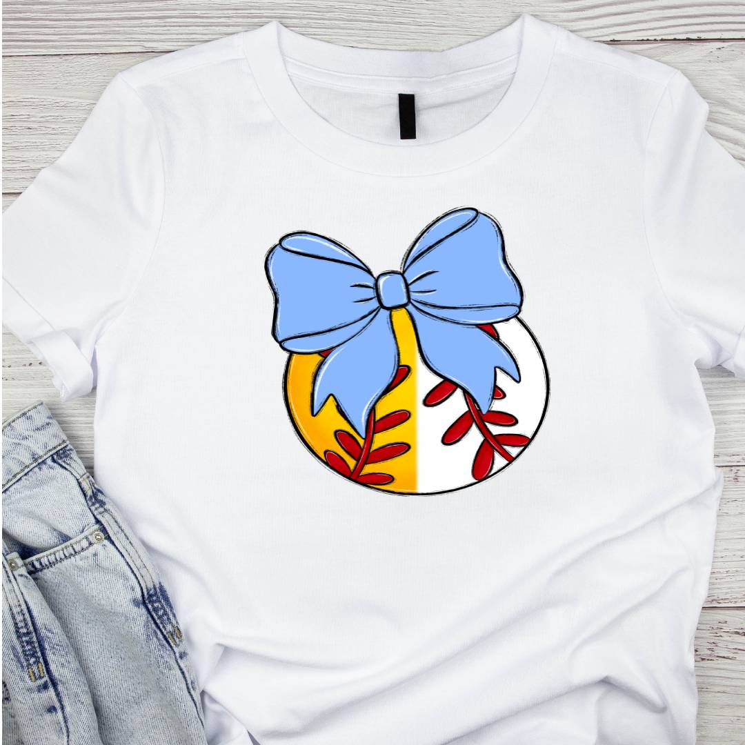 Bow and Ball Split Tee