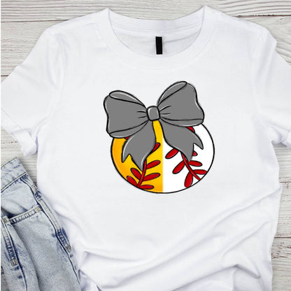 Bow and Ball Split Tee
