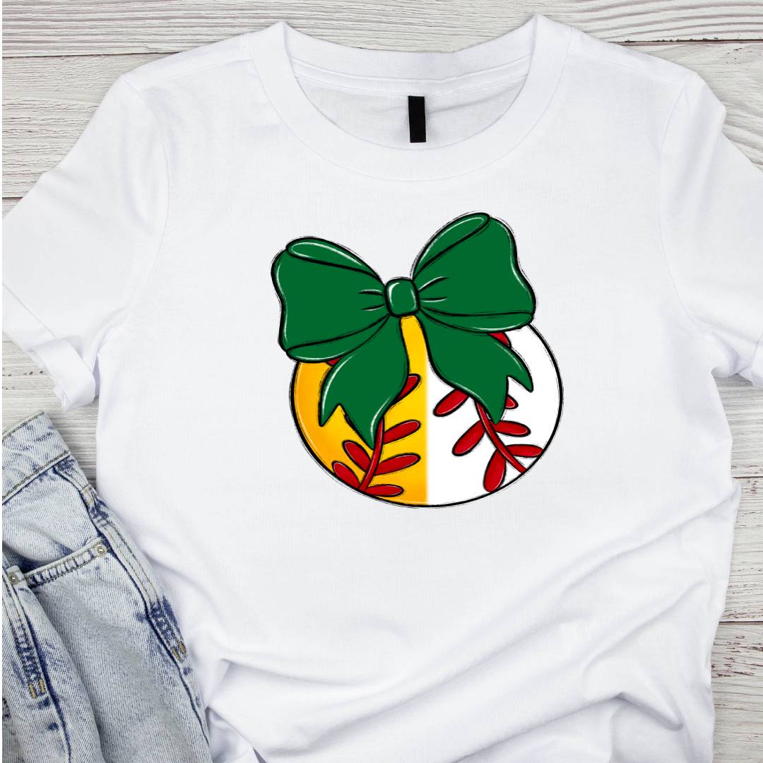 Bow and Ball Split Tee