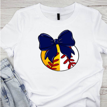 Bow and Ball Split Tee