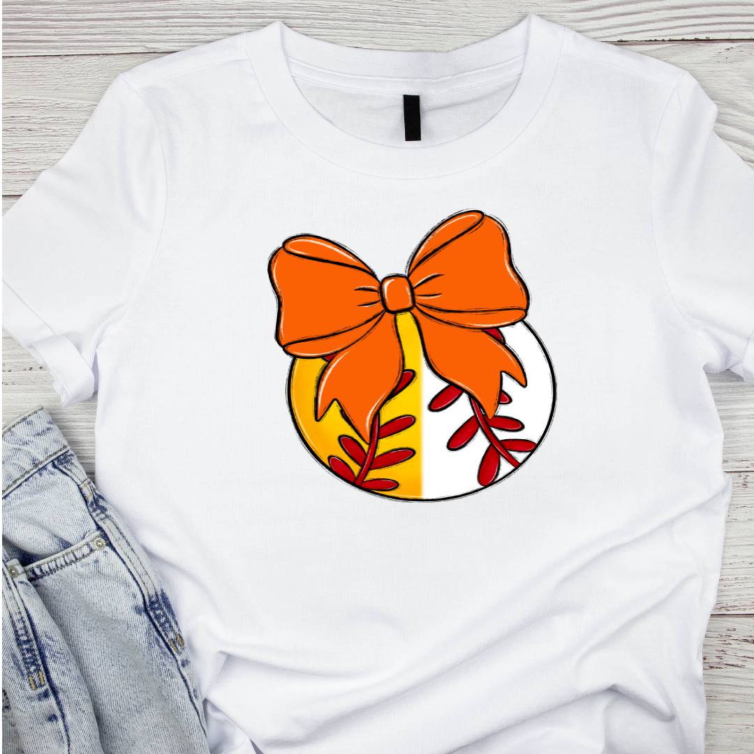 Bow and Ball Split Tee