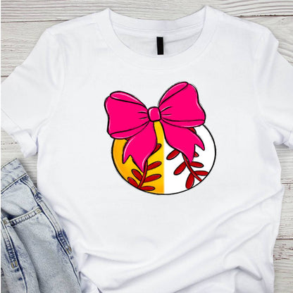 Bow and Ball Split Tee