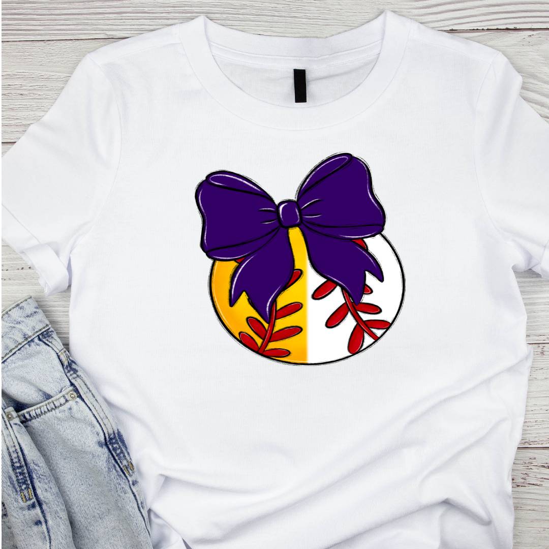Bow and Ball Split Tee