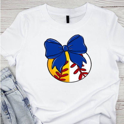 Bow and Ball Split Tee