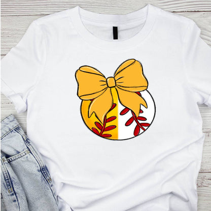 Bow and Ball Split Tee