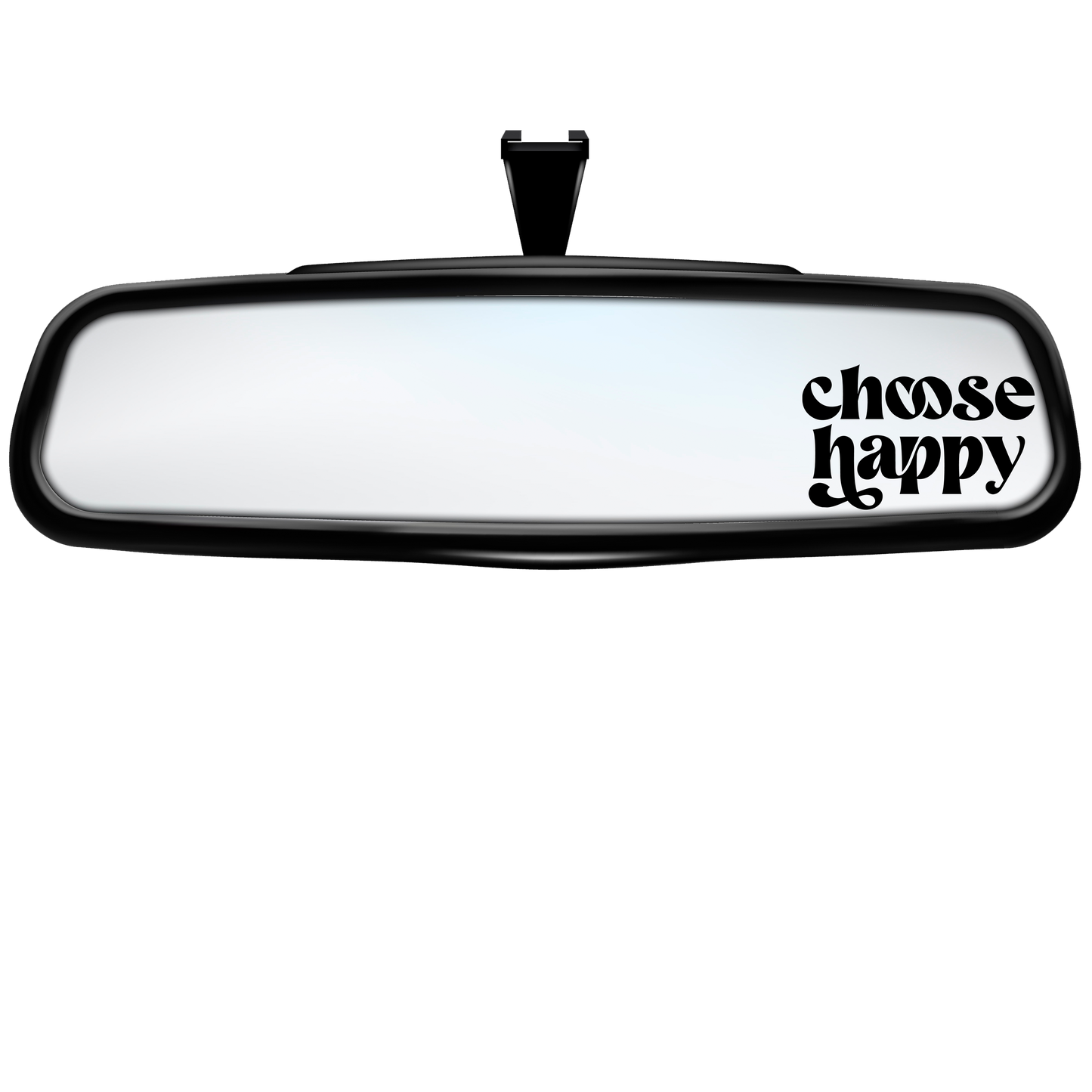 "Choose Happy" Rearview Mirror Decal