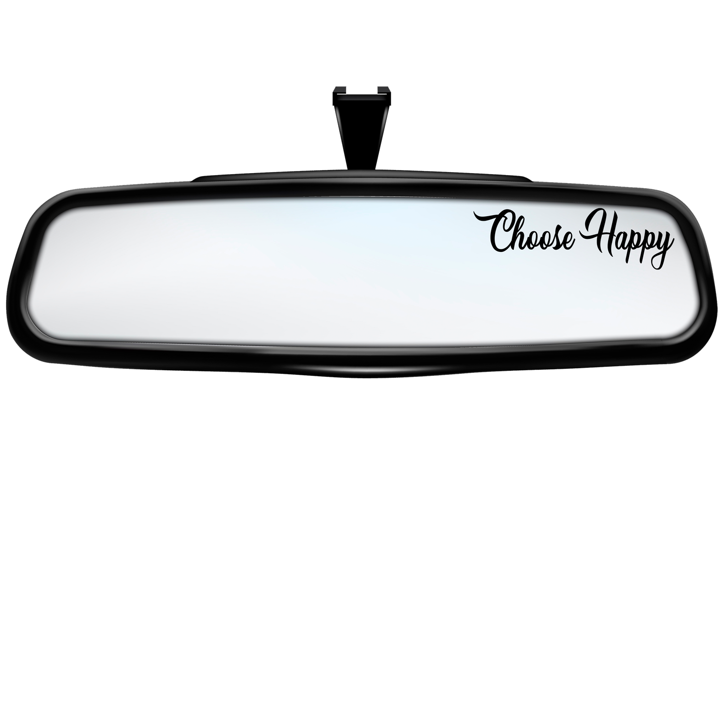 "Choose Happy" Rearview Mirror Decal