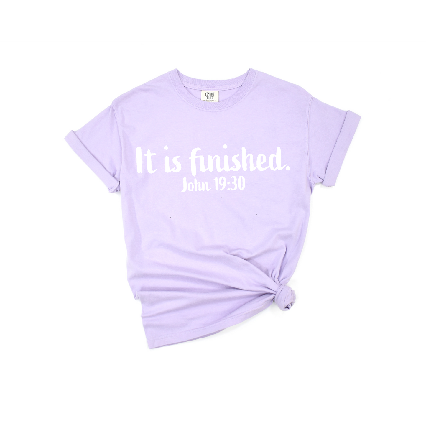 "It is finished." short sleeve tee