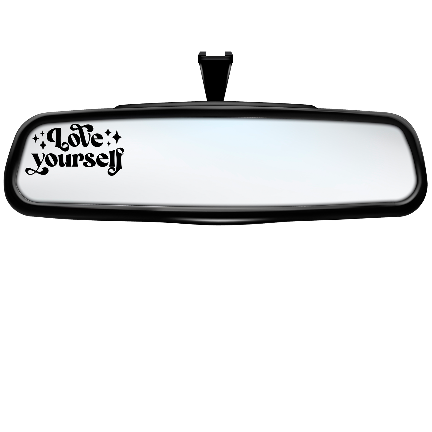 "Love Yourself" Rearview Mirror Decal