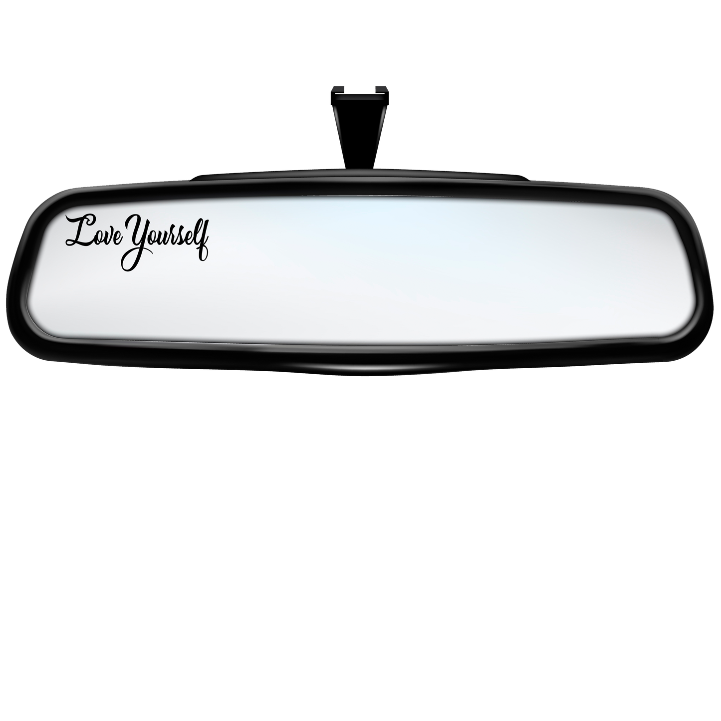 "Love Yourself" Rearview Mirror Decal