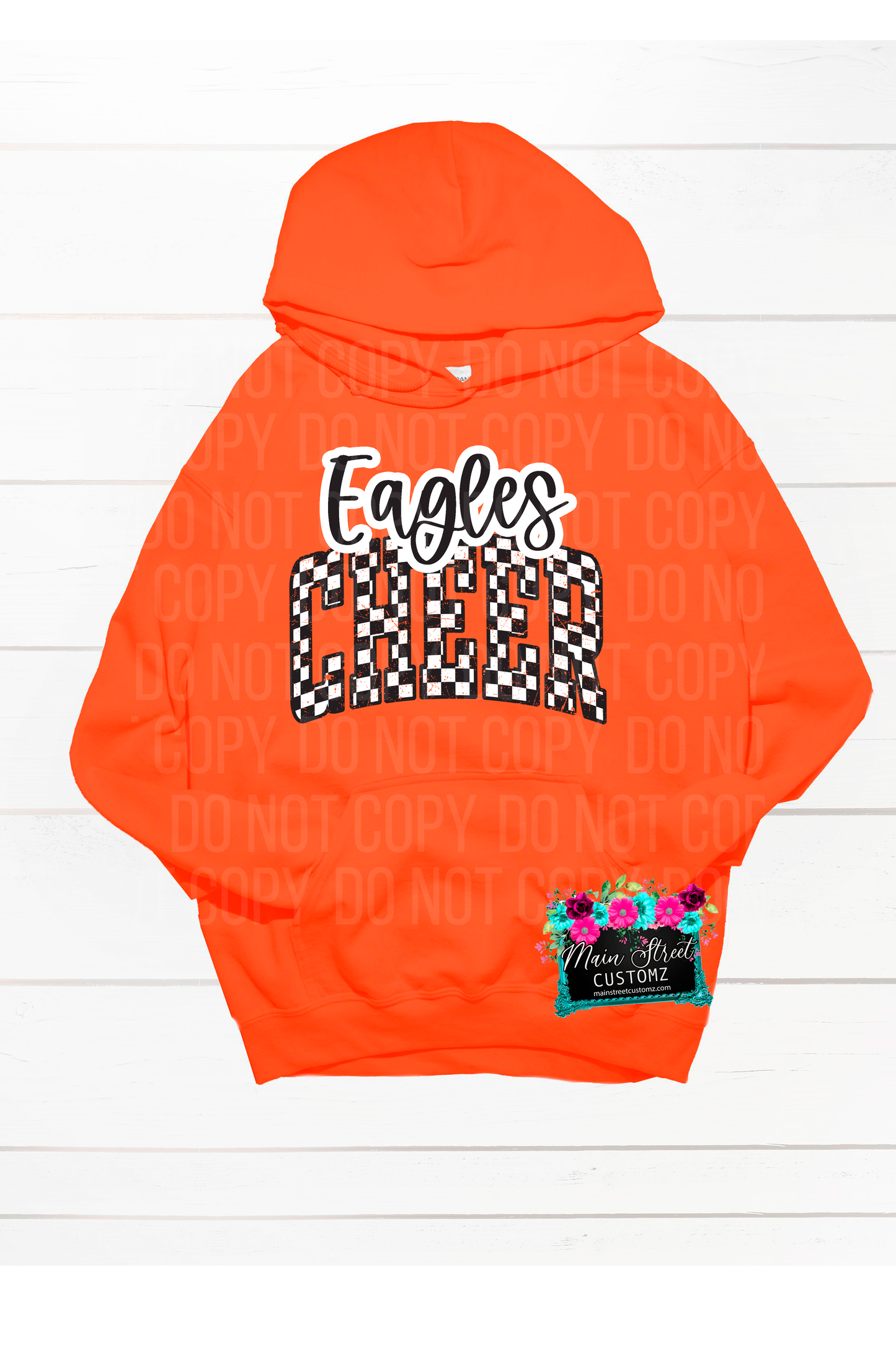 Eagles Cheer Check Hoodie