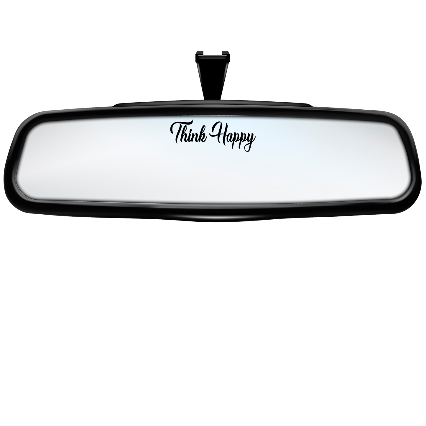 "Think Happy" Rearview Mirror Decal