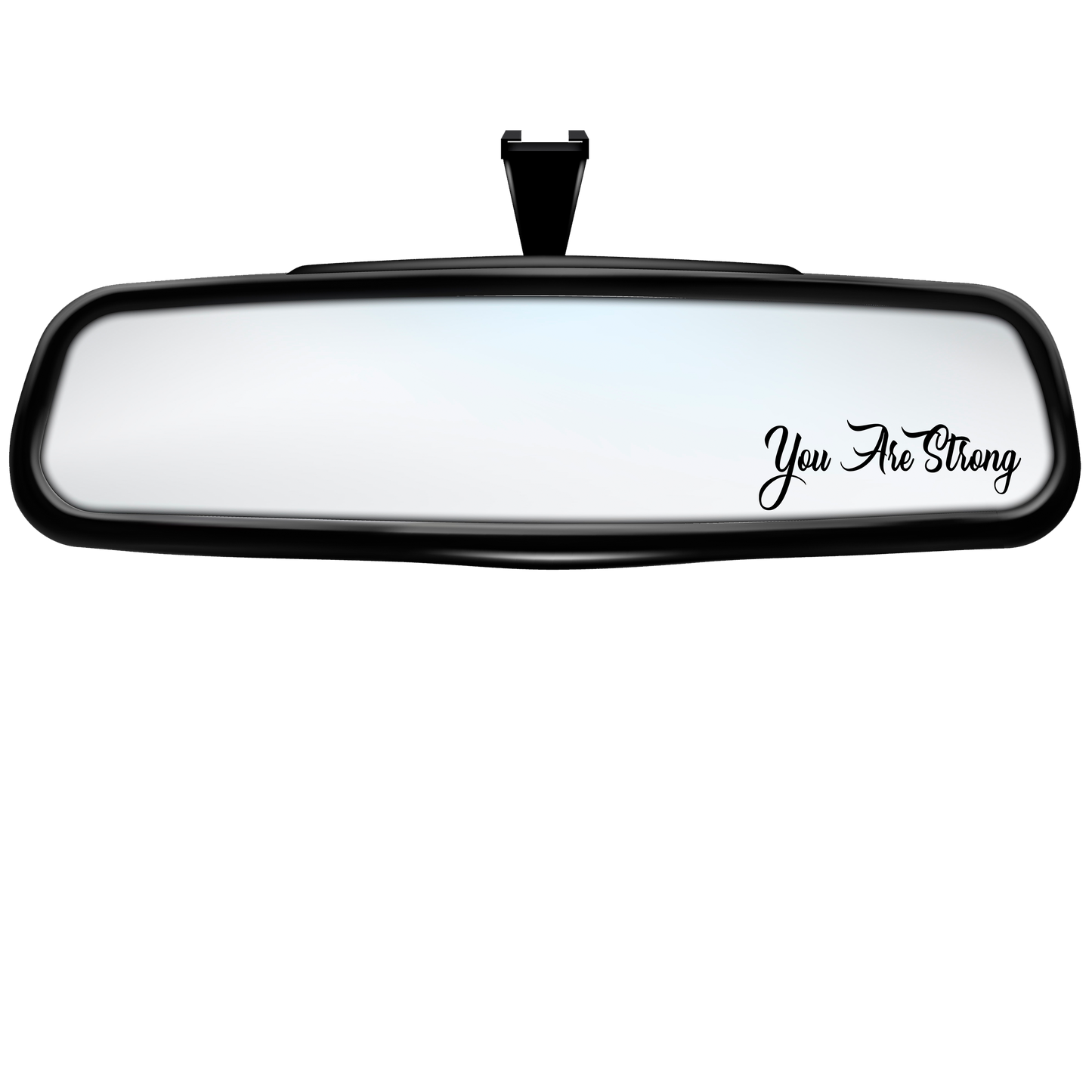 "You Are Strong" Rearview Mirror Decal